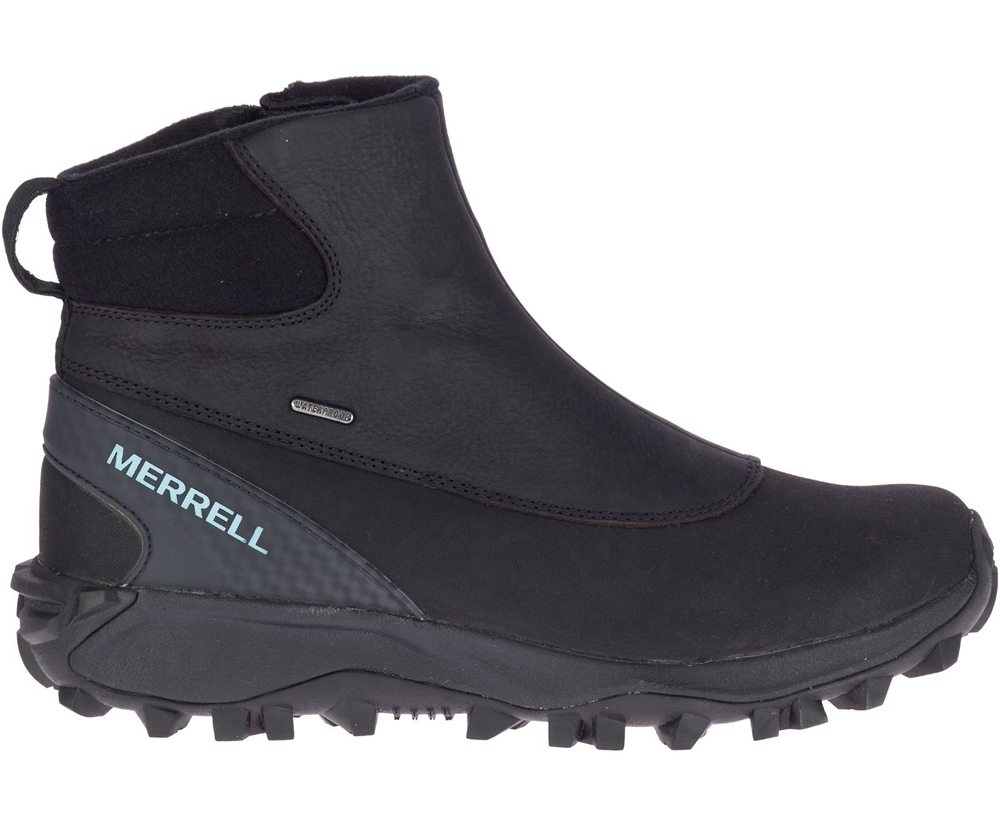 Merrell Støvler Dame - Thermo Kiruna Mid Zip Waterproof - Sort - ZLN087329